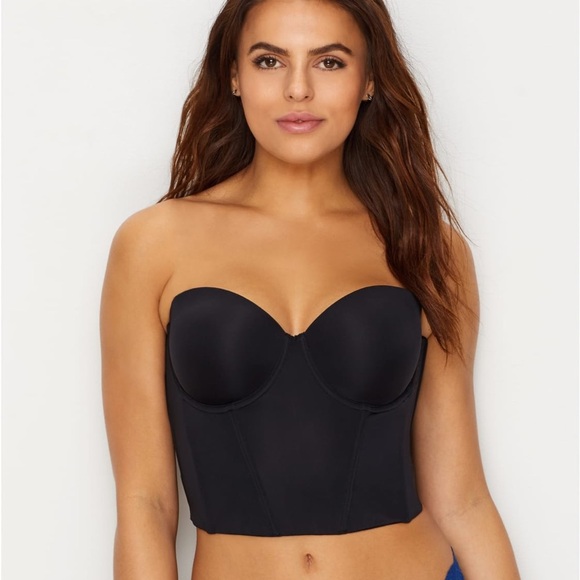 On Gossamer Beautifully Basic Bustier Bra 32C - Picture 1 of 11